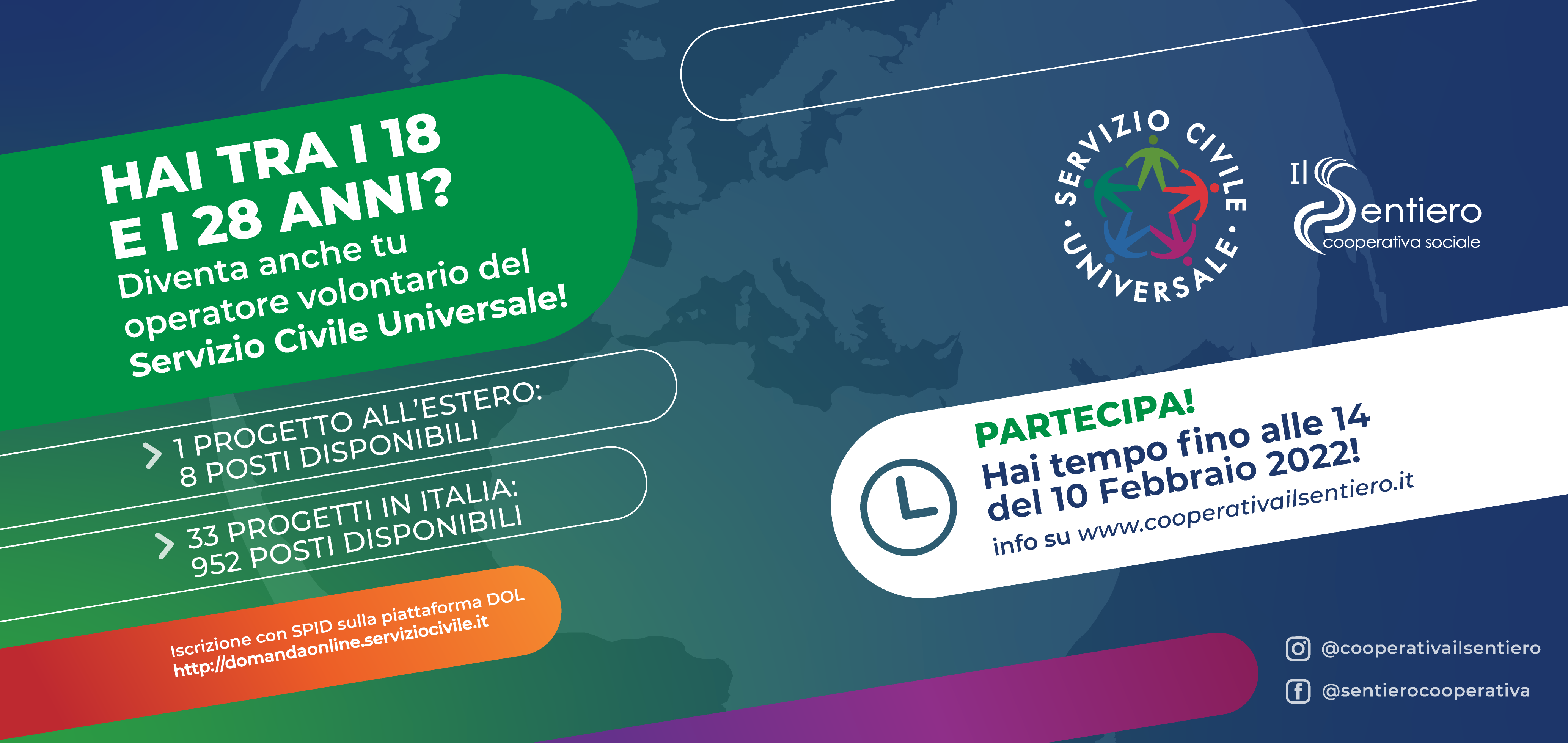 BANDO 2021 SERVIZIO CIVILE – 960 posti disponibili in Italia e all’estero. Scopri come partecipare