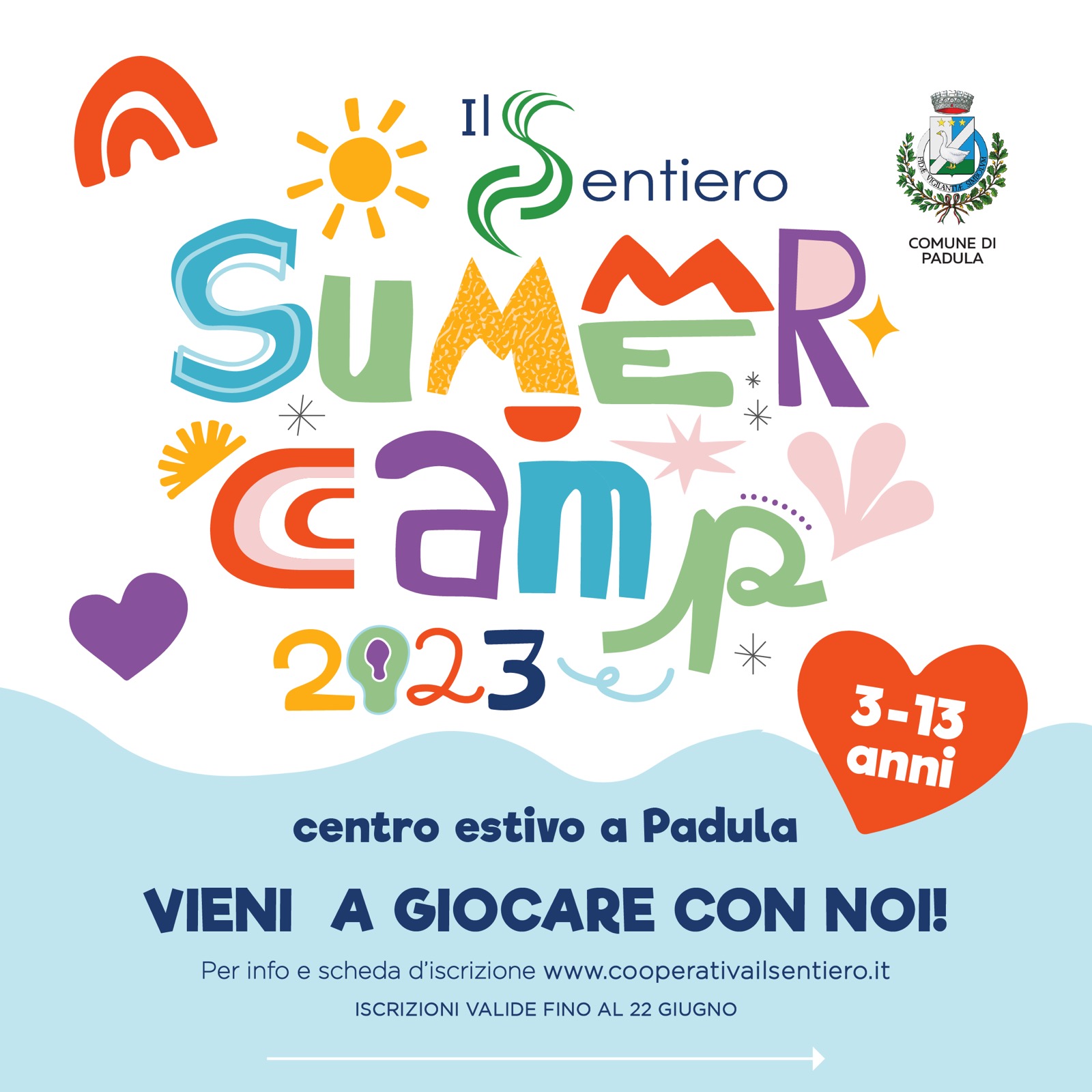 Il Sentiero Summer Camp Padula: Centro Estivo Gratuito per Bambini/e e Ragazzi dai 3 ai 13 anni